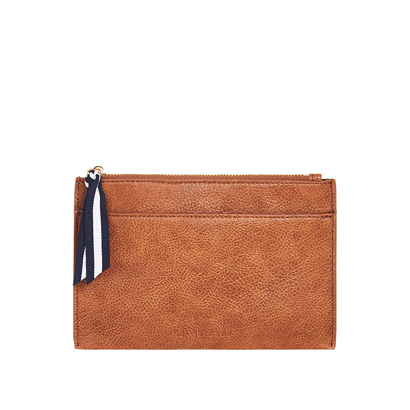 Elms + King | New York Coin Purse | Tan Pebble