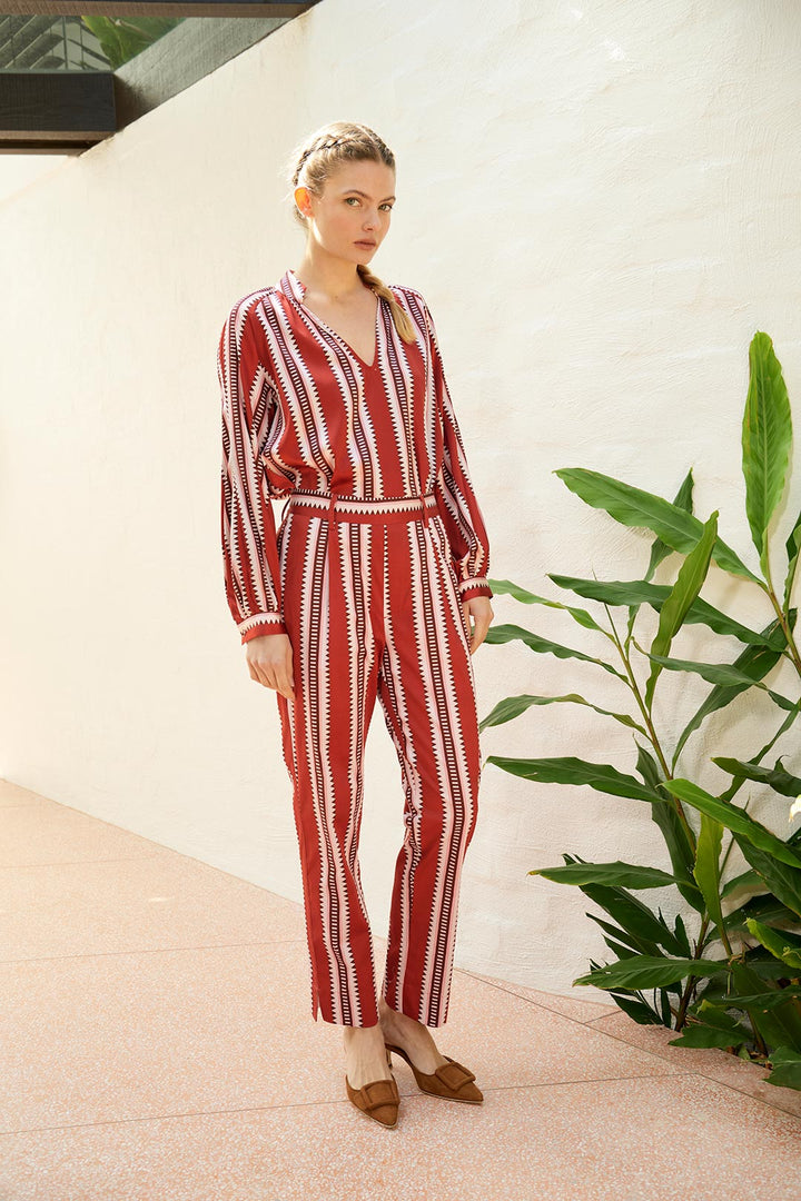 The Dreamer Label | Riley Sun Pant | Red