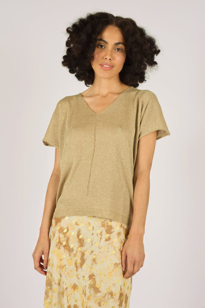Traffic People | Carrie Summer Madness Top | Gold