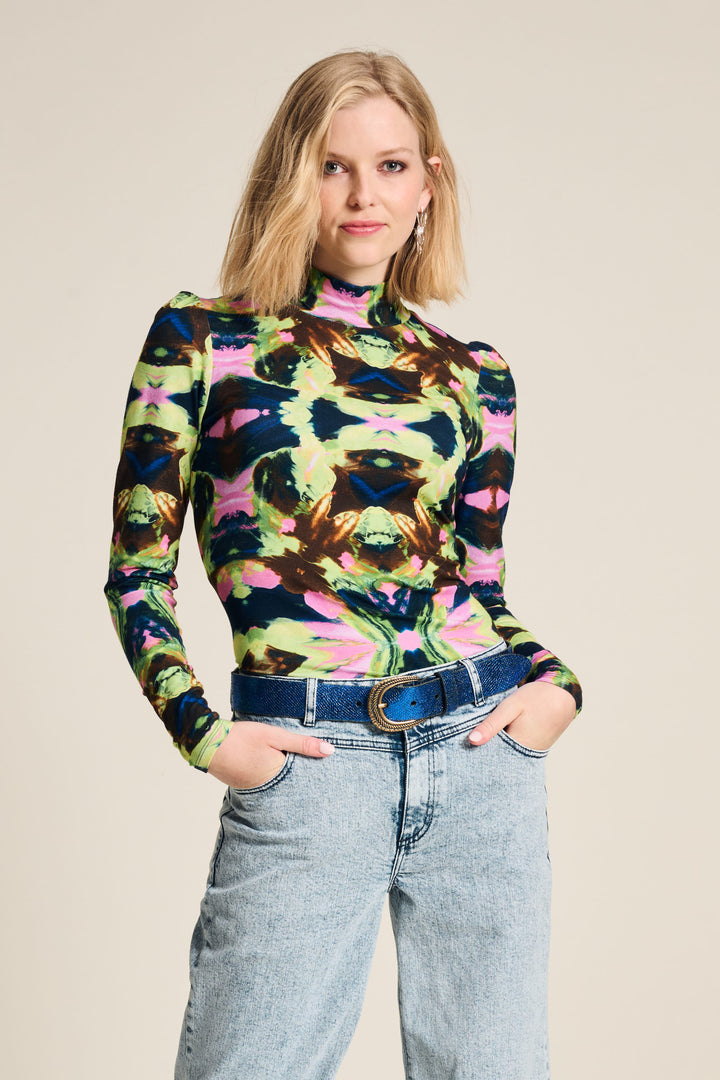 POM Amsterdam | Turtleneck-Butterfly Sky | Sky