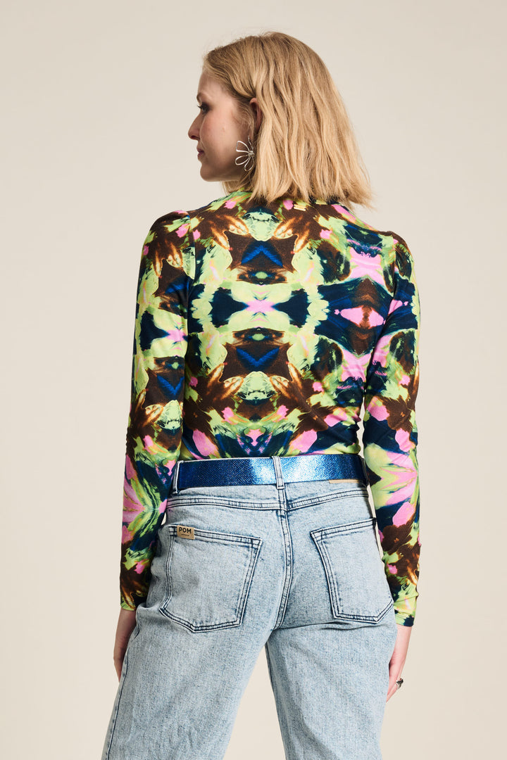 POM Amsterdam | Turtleneck-Butterfly Sky | Sky