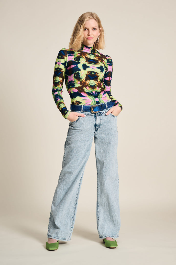 POM Amsterdam | Turtleneck-Butterfly Sky | Sky