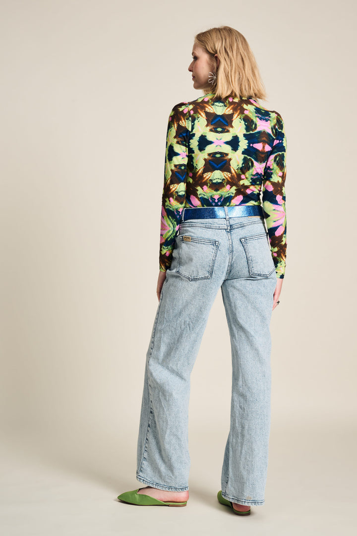 POM Amsterdam | Turtleneck-Butterfly Sky | Sky