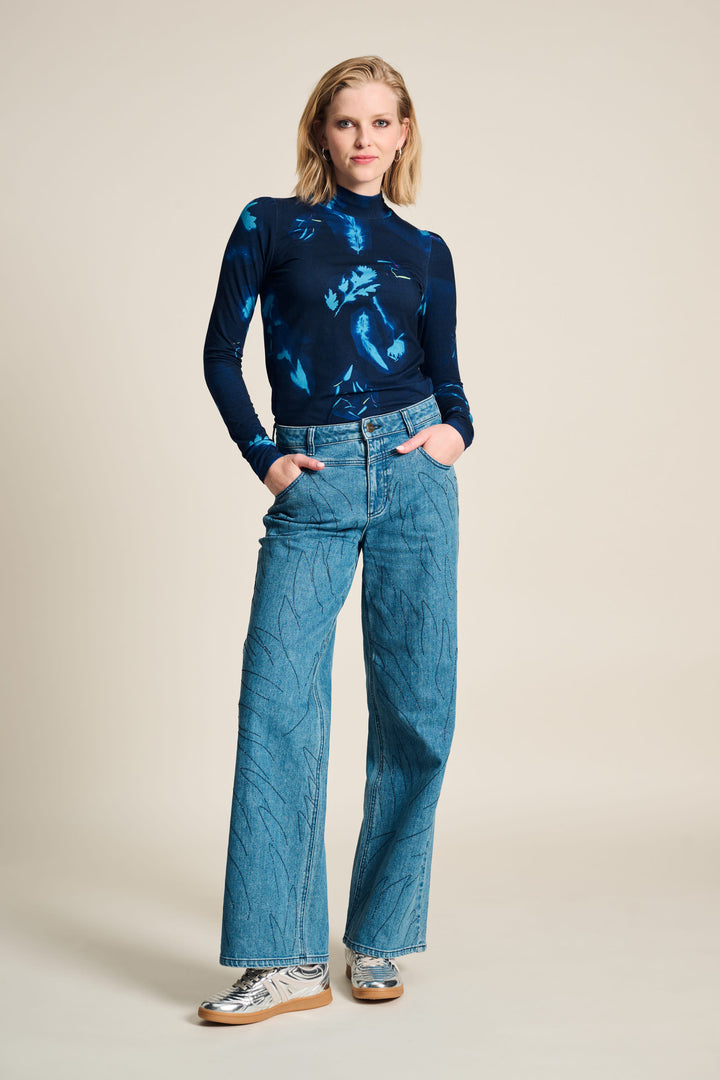 POM Amsterdam | Turtleneck | Feathers & Florals