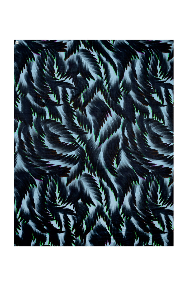 POM Amsterdam | Shawl | Feathers Blue