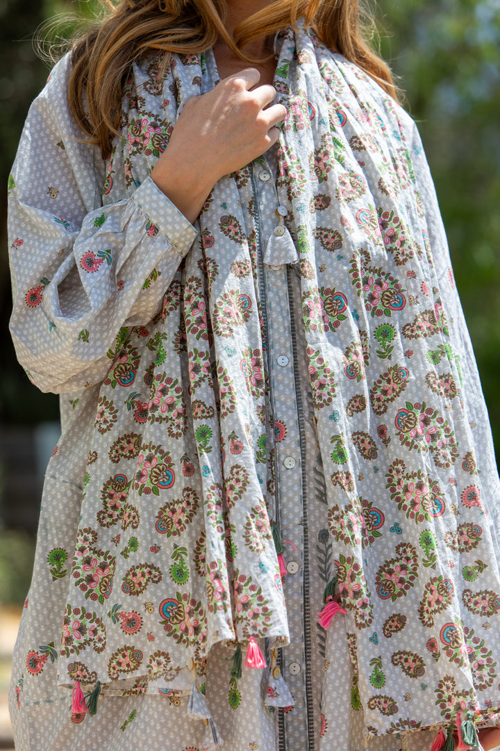 Mandalay Designs | Duncan Paisley Scarf | Multi