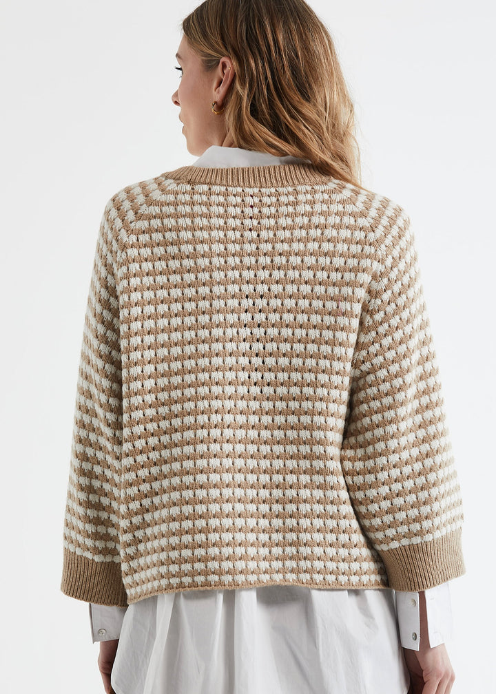 Zaket & Plover | Texture Jumper | Camel