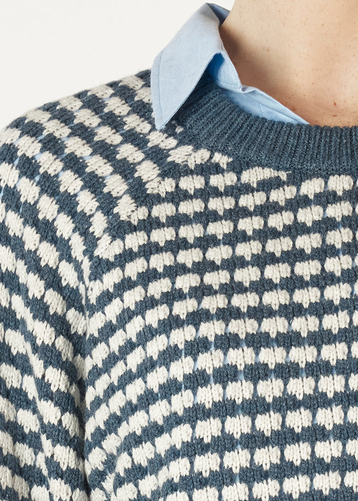 Zaket & Plover | Texture Jumper | Denim