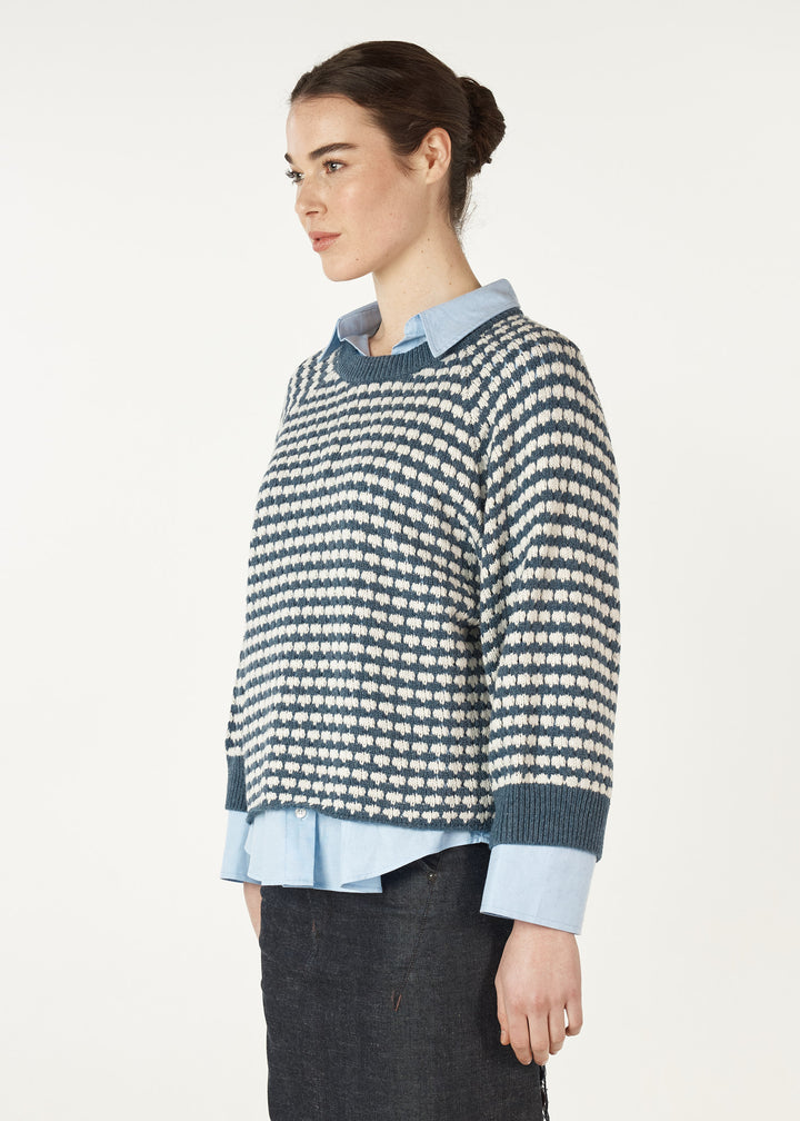 Zaket & Plover | Texture Jumper | Denim