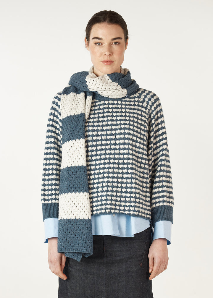 Zaket & Plover | Texture Scarf | Ice