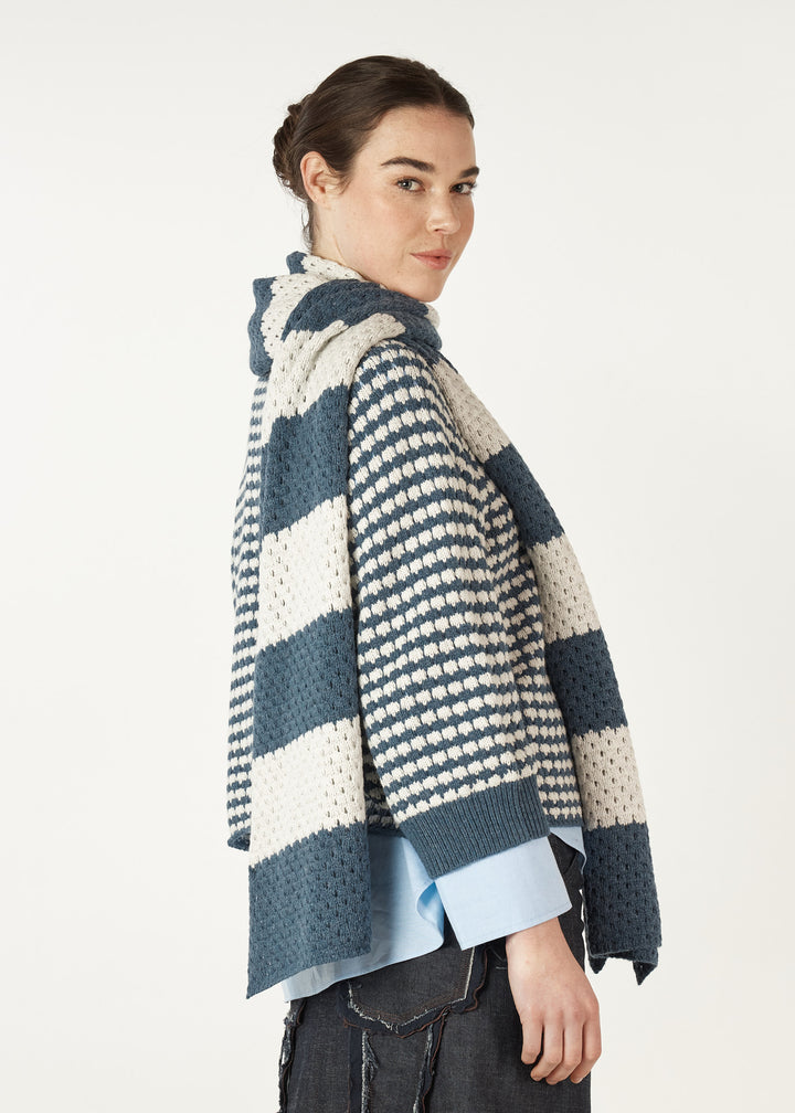 Zaket & Plover | Texture Scarf | Ice