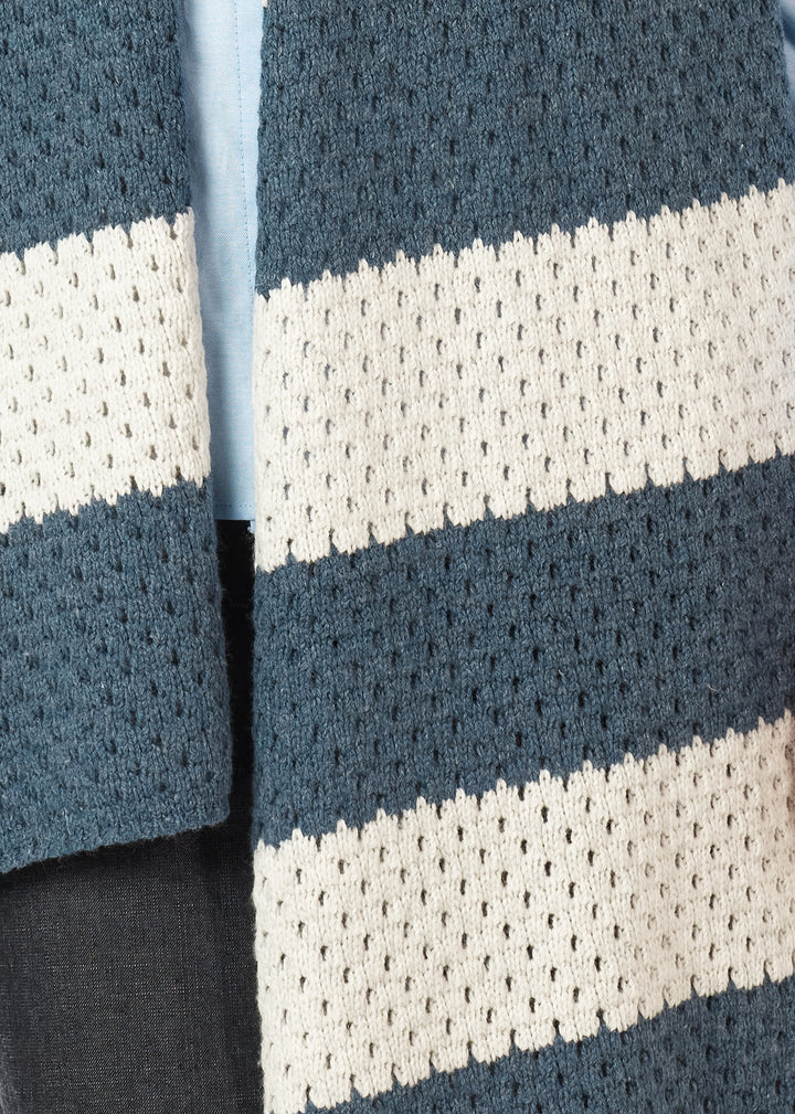 Zaket & Plover | Texture Scarf | Ice