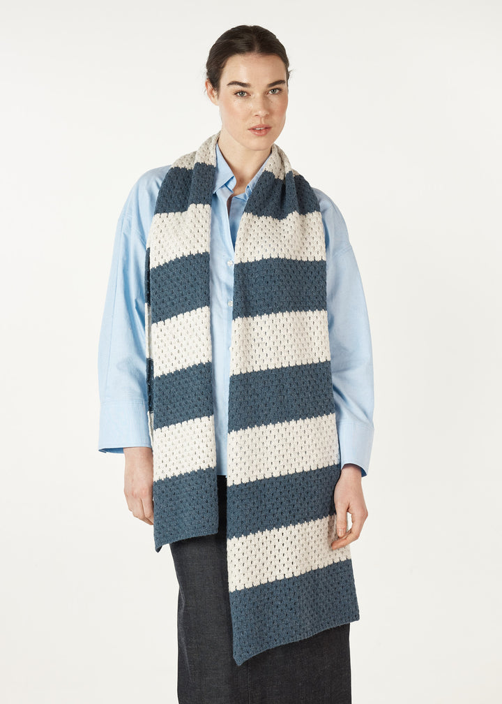 Zaket & Plover | Texture Scarf | Ice