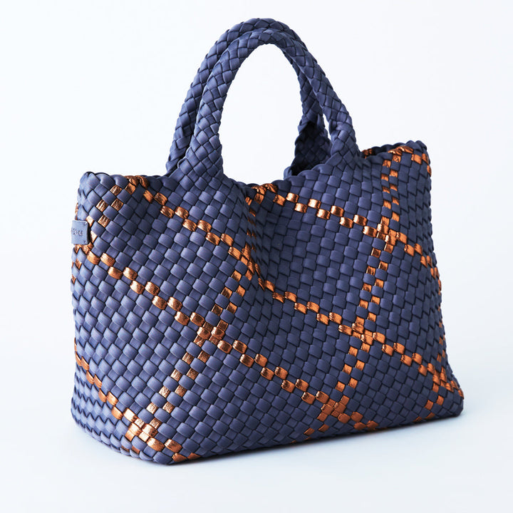 Mon Milou | Amsterdam Crossbody Tote | Grey-Blue & Copper - Dutch Hideout
