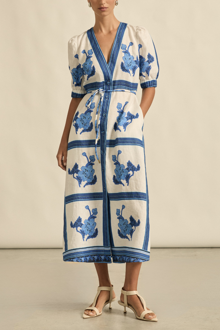 Zoe Kratzmann | Portrait Dress | Azure Collage