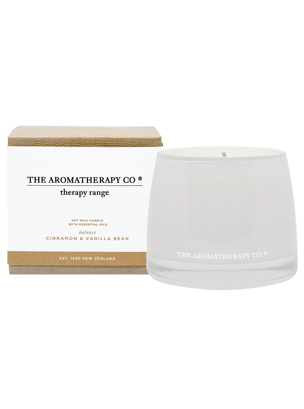 THE AROMATHERAPY CO | CANDLE BALANCE | CINNAMON AND VANILLA BEAN