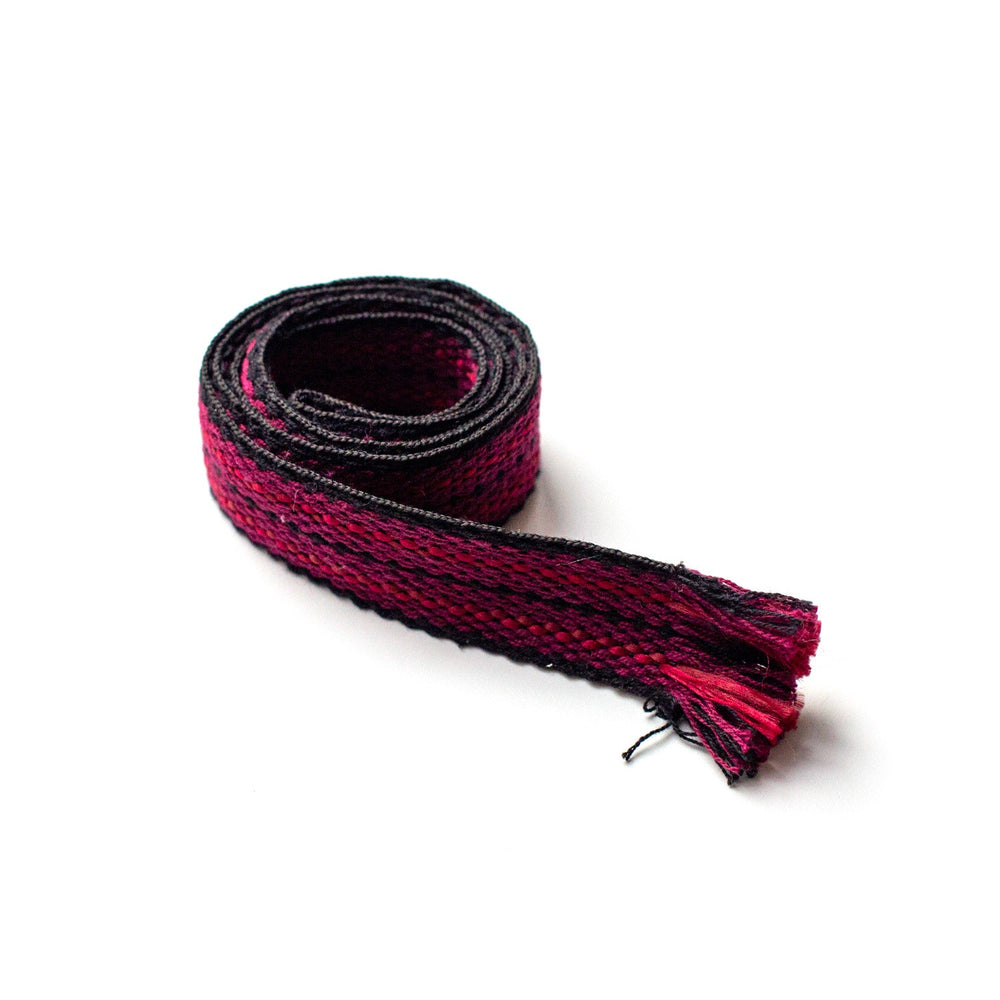 BANDS OF LA | CALIFORNIA:WOVEN | DARK RED/BLACK