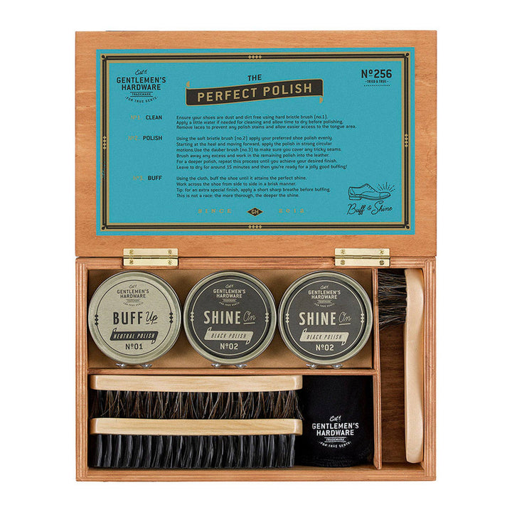 GENTLEMEN’S HARDWARE SHOE SHINE CIGAR BOX - Dutch Hideout
