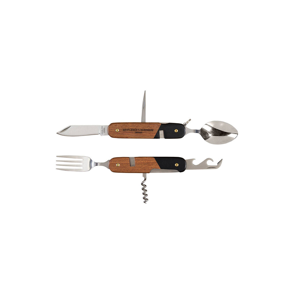 GENTLEMEN’S HARDWARE CAMPING CUTLERY TOOL WOOD - Dutch Hideout