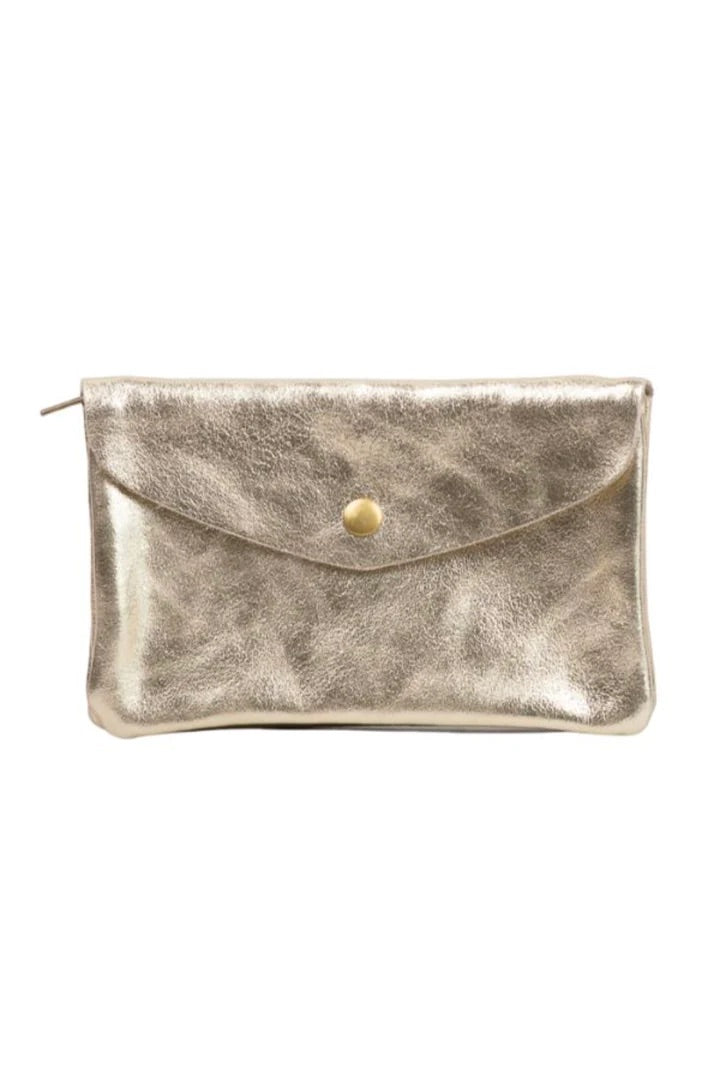 Urban Luxury | FOILED PHONE WALLET | METALLIC GOLD