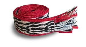 BANDS OF LA | WOVEN BELT | RED BLACK WHITE - Dutch Hideout