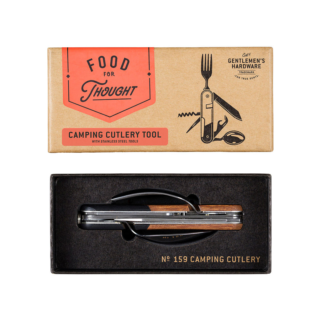 GENTLEMEN’S HARDWARE CAMPING CUTLERY TOOL WOOD - Dutch Hideout