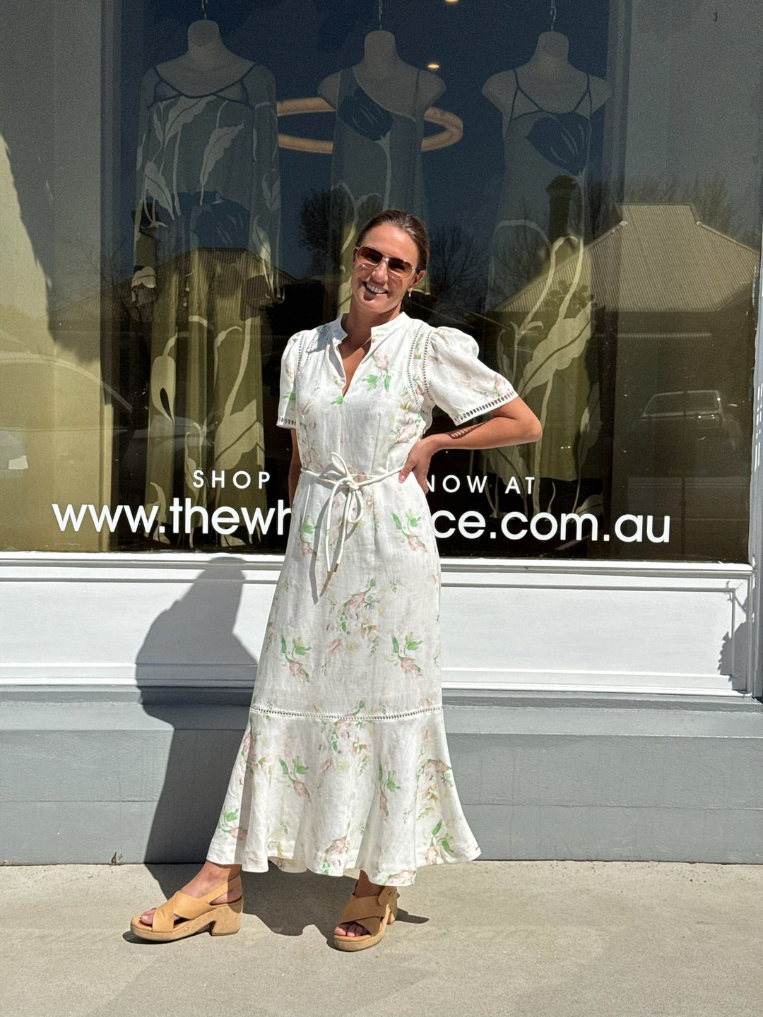 Poem Dress - painterly bloom