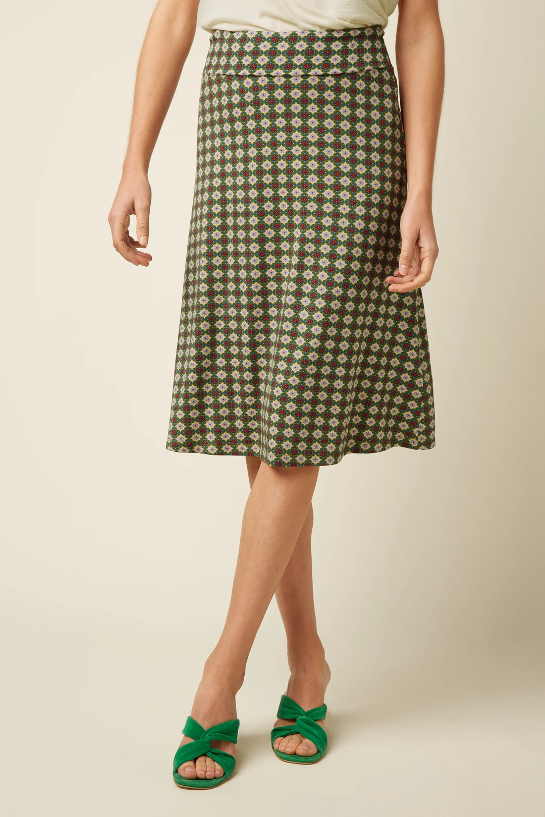 KING LOUIE I BORDER JUNO SKIRT JADE I PONDEROSA GREEN