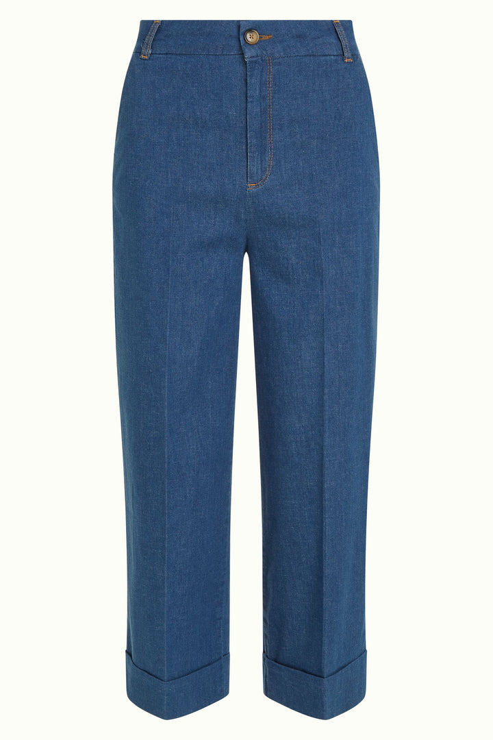 King Louie | Lisa Culotte | Denim Blue - Chambray