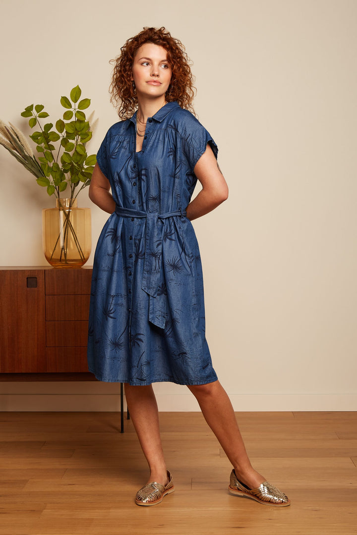 King Louie | Amy Dress | Denim Blue - Daytrip