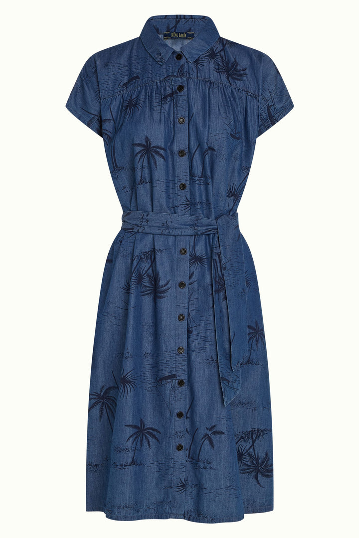 King Louie | Amy Dress | Denim Blue - Daytrip