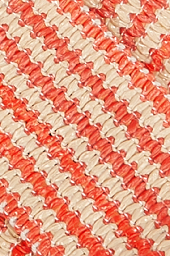 King Louie | Striped Belt | Tweed Orange