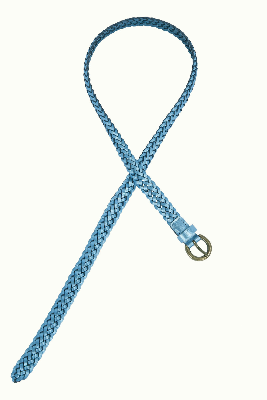 King Louie | Glitter Braid Belt | Blue