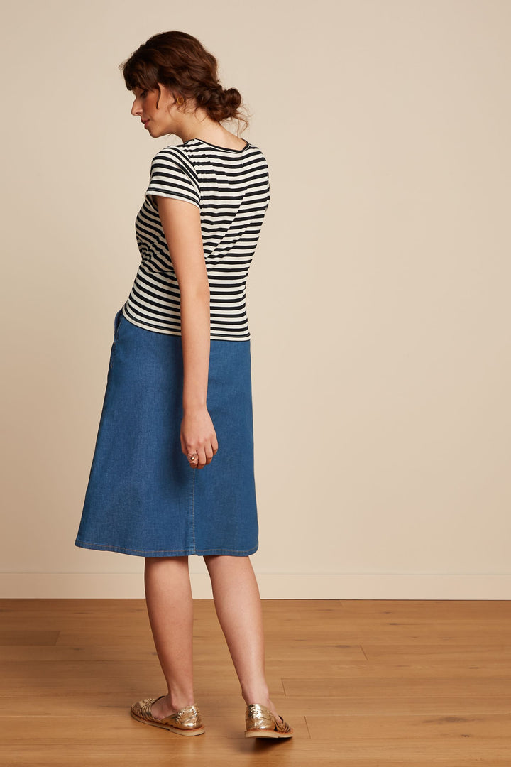 King Louie | Marie Skirt | Denim Blue - Chambray