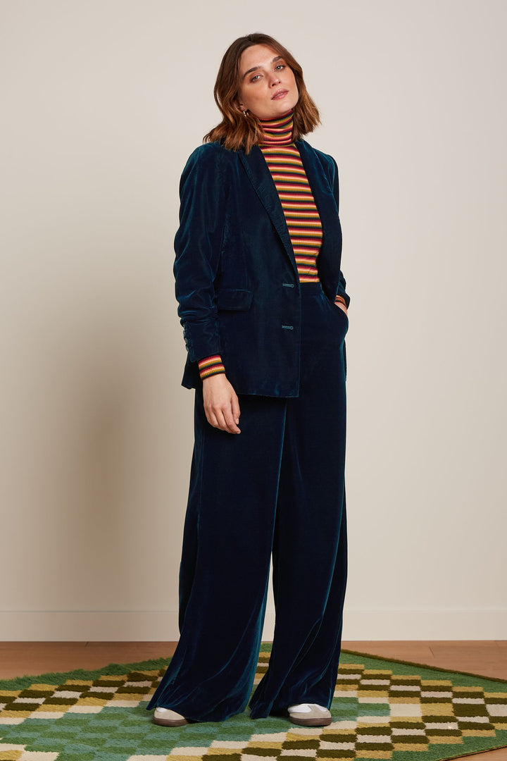 King Louie | Peppa Pants | Gamine Velvet / Pond Blue