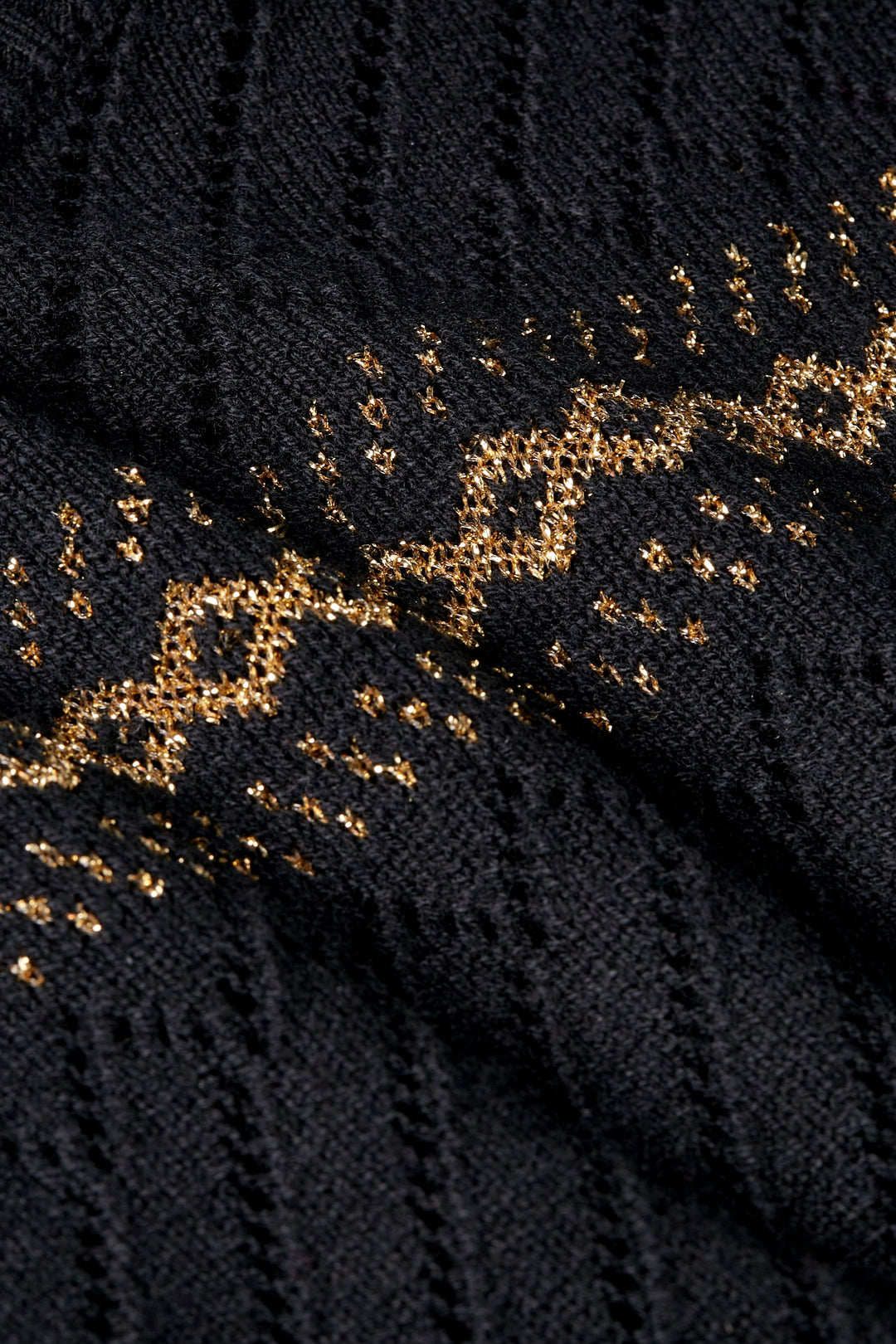 King Louie |Yasmeen Knit Top Eighties | Black / Eighties