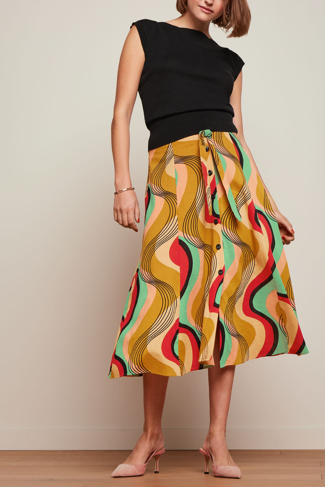 King Louie | Judy midi Skirt | Falaise