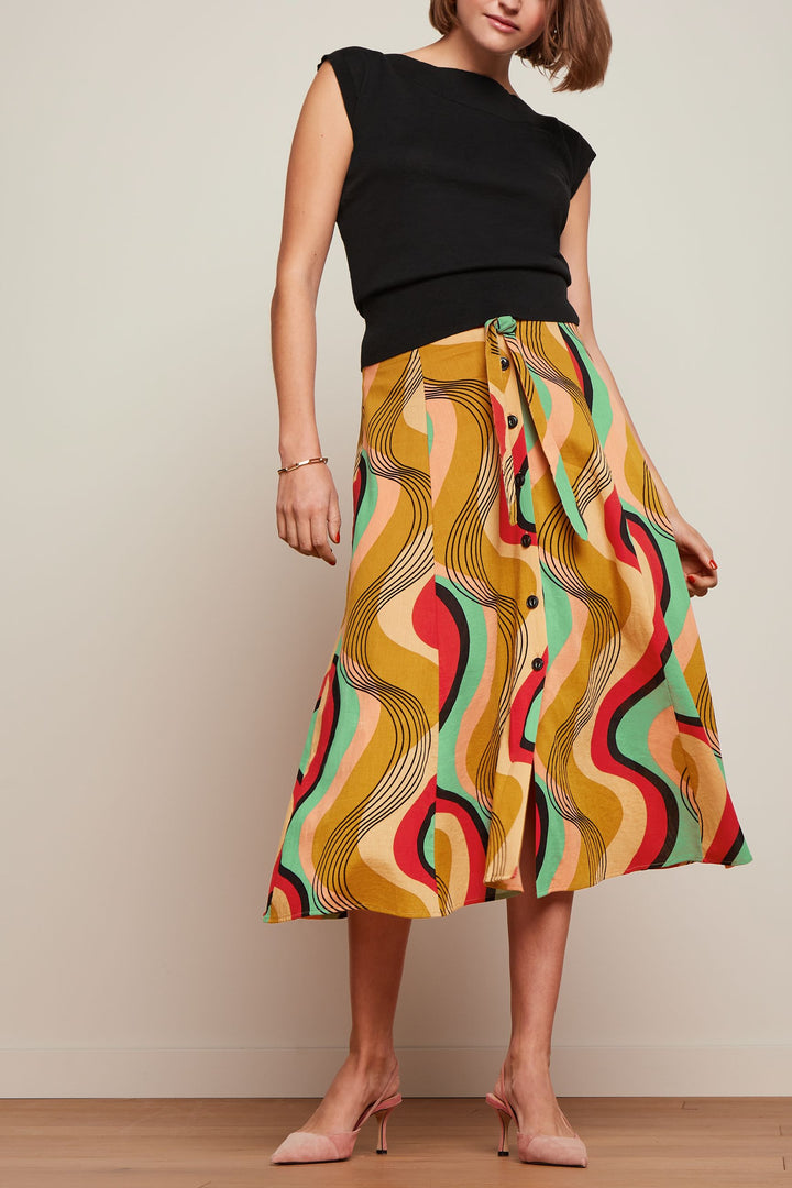King Louie | Judy midi Skirt | Falaise