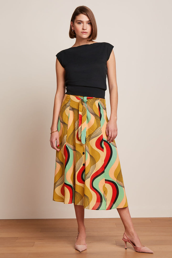 King Louie | Judy midi Skirt | Falaise