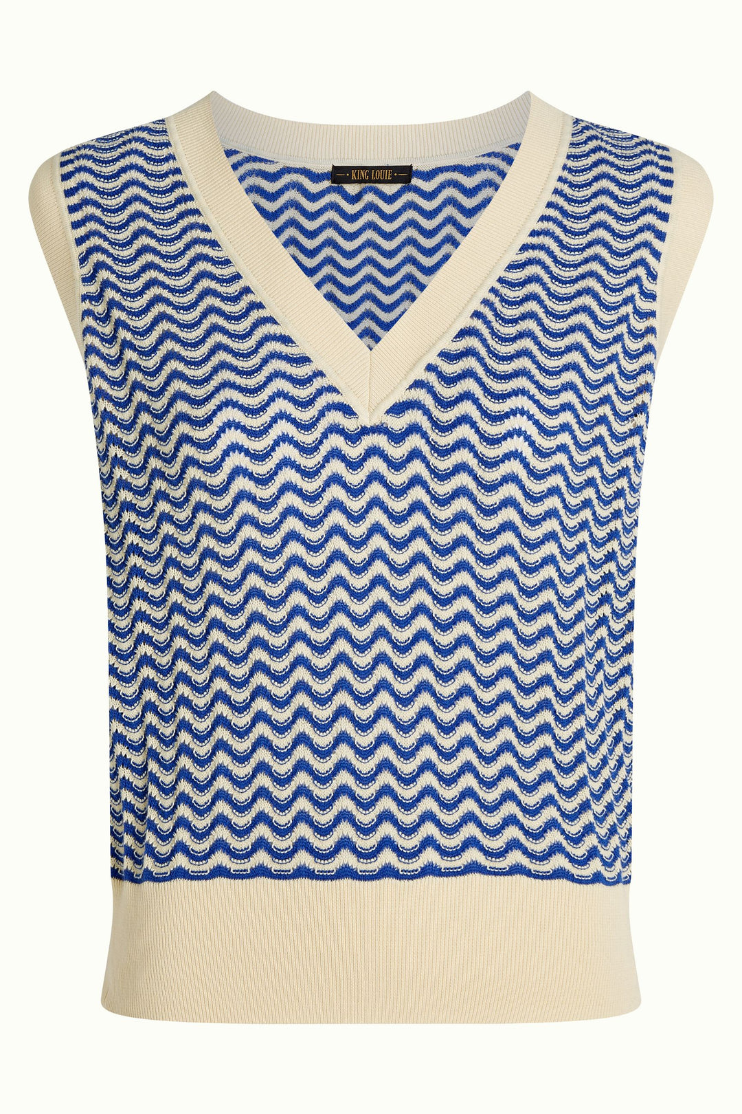 King Louie | Boxy V Top | Tide