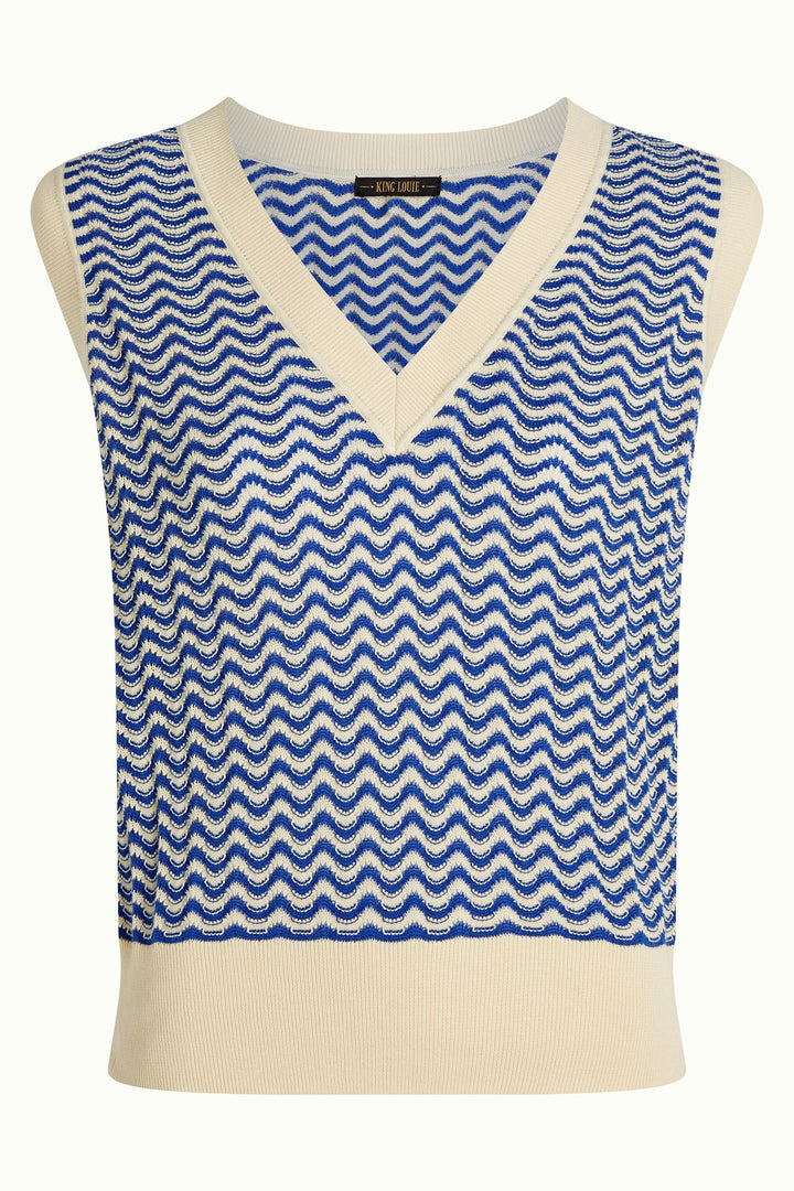 King Louie | Boxy V Top | Tide