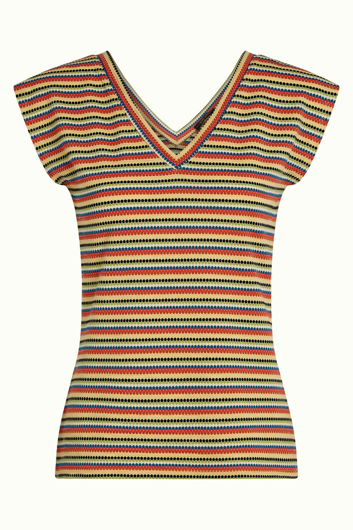 King Louie | Double V Top | Beebop Stripe