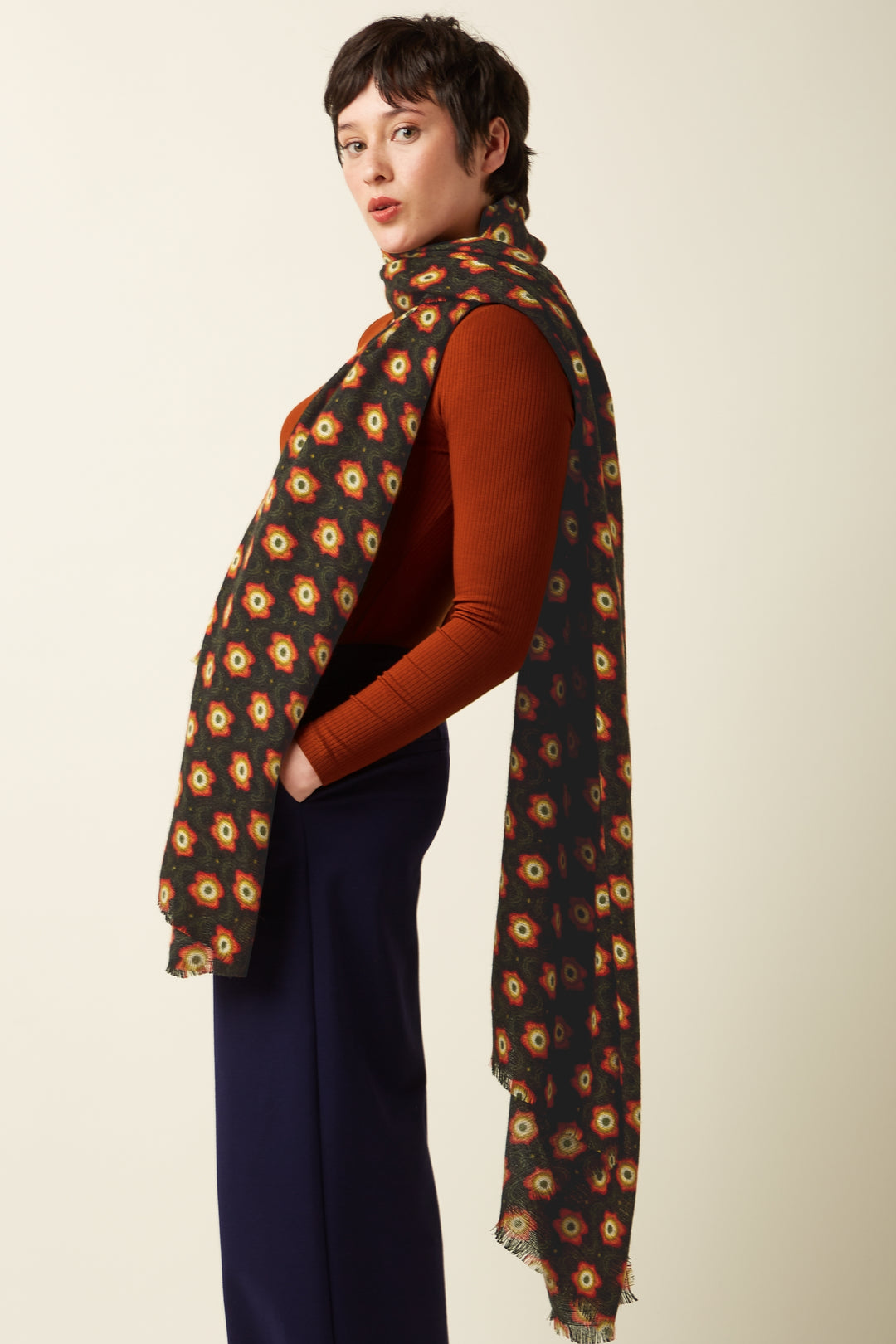 King Louie | Duper Scarf - Dutch Hideout