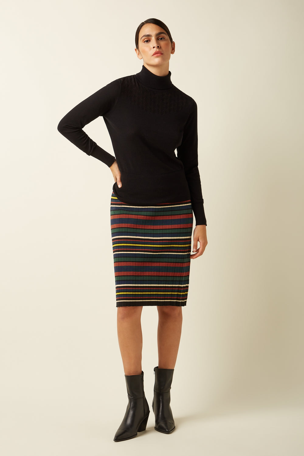 King Louie | Plisse Skirt | Ozark - Dutch Hideout