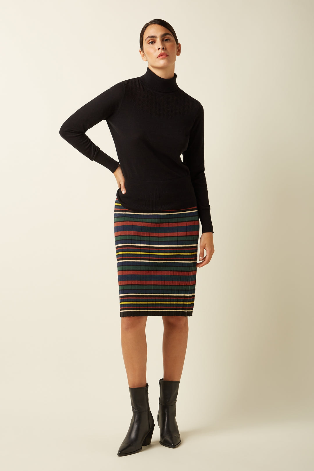 King Louie | Plisse Skirt | Ozark - Dutch Hideout
