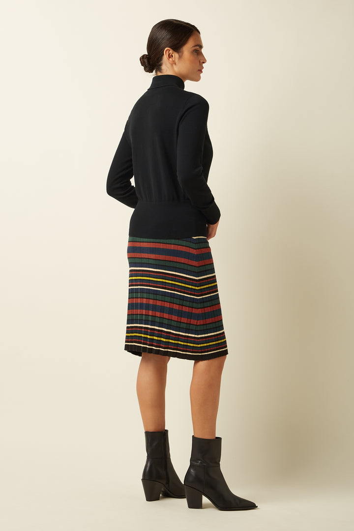 King Louie | Plisse Skirt | Ozark - Dutch Hideout