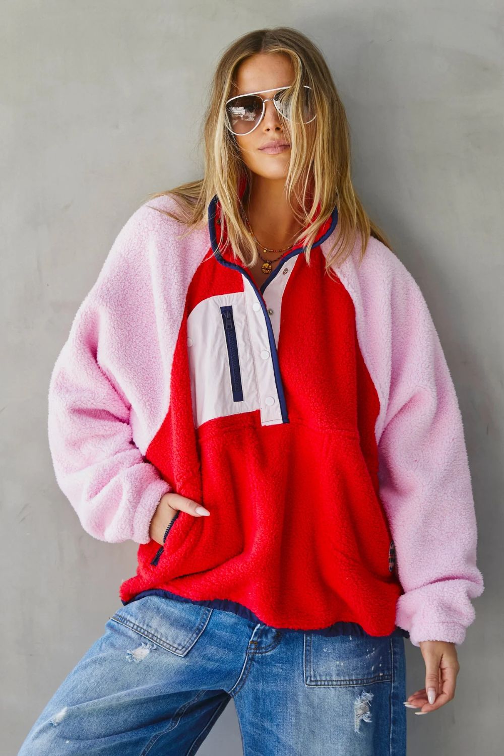 Hammill & Co | Freestyle Polar Fleece | Red / Pink - Dutch Hideout