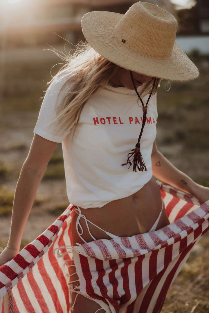 Little Palma | Hotel Palma T-Shirt | Red