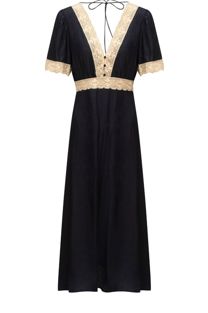 Traffic People | Midnight Lace Felicity Dress | Navy