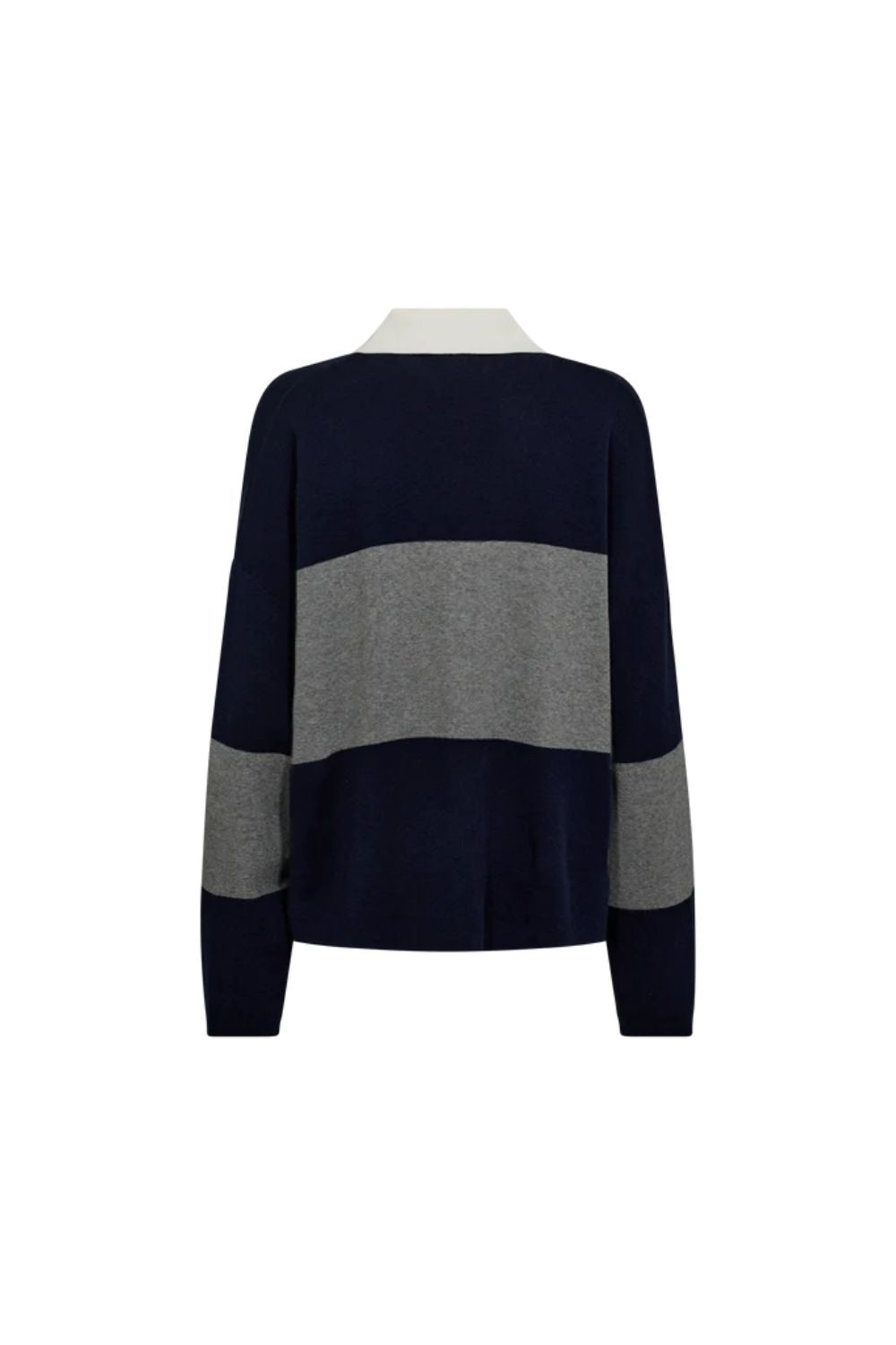 Mos Mosh | MMWylie Tani Bold Stripe Knit | Maritime Blue - Dutch Hideout